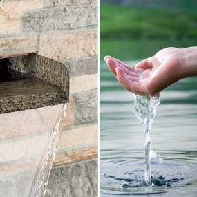 Blumfeldt Watergate, záhradná fontána, vnútorné/vonkajšie prostredie, 15 W čerpadlo, 10 m kábel, pozinkovaná