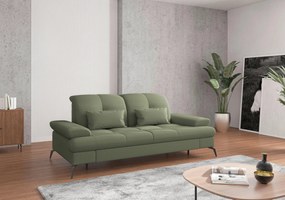 XXXLutz TROJMIESTNA POHOVKA, textil, olivovozelená Sit & More - Sedačky - 000144009643