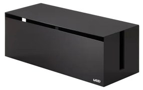 Čierno-hnedý box na nabíjačky YAMAZAKI Web Cable Box