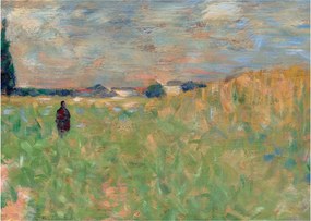Obraz - Georges Seurat, A Summer Landscape, reprodukcia (70x50 cm)