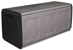 ArtPlast Plastový odkladací box s vrchnákom, 1380x570x530 mm, sivý
