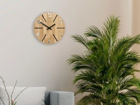 Dřevěné nástěnné hodiny Aksel 33 cm dub - výber z 7 prevedení