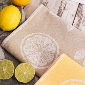 KUCHYNSKÁ UTIERKA LEMON 50X70 CM VZOROVANÉ