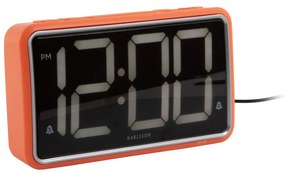 Digitálny budík Karlsson New Retro KA6035OR – Oranžový