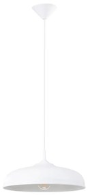 Sollux SL.1329 - Luster na lanku GINA 1xE27/15W/230V pr. 38 cm biela