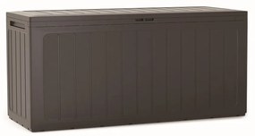 Záhradný box, 280 l, II, tmavo hnedá