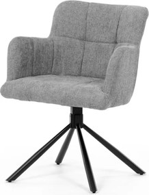 Jedálenská stolička sivá DCH-T1122 GREY2