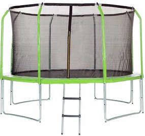 Trampolína COMFORT s rebríkom 366cm zelená