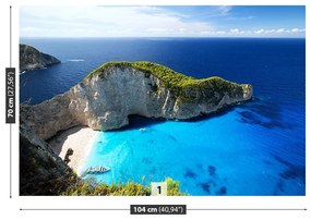 Fototapeta Vliesová Pláž navagio 152x104 cm