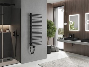 Mexen Neptun, elektrické vykurovacie teleso 1200 x 500 mm, 600 W, čierna, W101-1200-500-2600-70