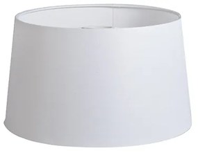 Ľanové tienidlo biele okrúhle šikmé 35/30/20