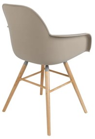 Béžové jedálenské stoličky v súprave 2 ks Albert – Zuiver