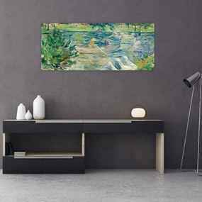 Obraz - Berthe Morisot, Girl in a Boat with Geese, reprodukcia (120x50 cm)
