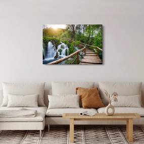 Obraz - Plitvické jazerá (90x60 cm)