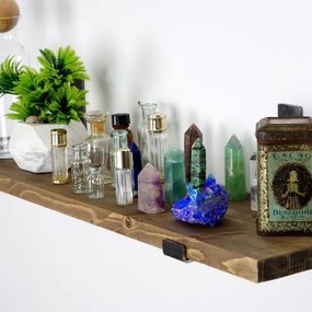 Nástenná polica 16x60 cm smrek