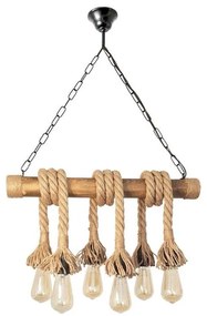 Brilagi - Luster na reťazi KOS 6xE27/60W/230V buk