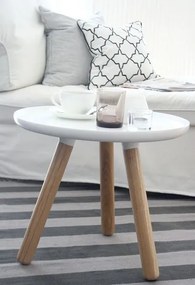 normann COPENHAGEN Okrúhly stolík White 50 cm