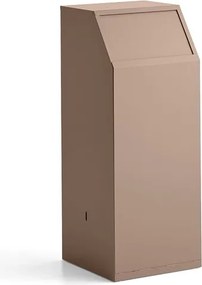 Odpadkový kôš s push vekom MELROSE, 1000x395x400 mm, béžová