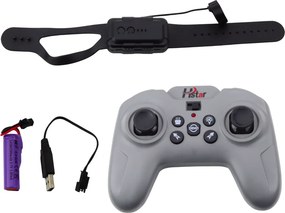 LEAN Toys Športové auto, pretekárske auto, diaľkovo ovládané RC, efekt dymu, 2,4 GHz, červené