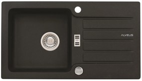 ALVEUS CZ NIAGARA 30 G-91 černá (780x435mm)+ pop- up sifon F