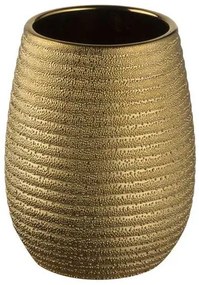Erga Gold, pohár na zubné kefky na postavenie, zlatá štruktúrovaná, ERG-06303