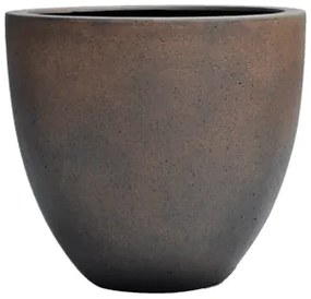 Grigio Egg Pot Rusty Iron-concrete 60x54 cm