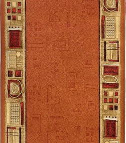 Associated Weavers, Protišmykový behúň na mieru Jena 84, šíre 80 cm, oranžová, chodba / predsieň