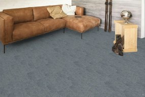 ITC, Koberec metráž La Scala 6991, na mieru, šíře 4m, šedá, twinback (filc+juta), obchodné priestory