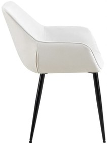 Jedálenská stolička - látka Vessa - krémová