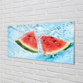 Obraz na skle melón voda 100x50 cm