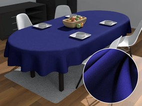 Biante Dekoračný oválny obrus Rongo RG-078 Kráľovská modrá 50x100 cm
