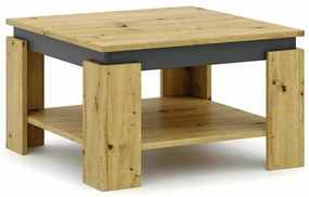 Konferenčný stolík Hudson A, dub artisan / antracit