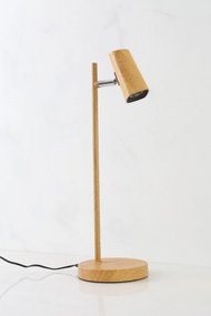 NIPEKO Stmievateľná stolová lampa LED, 6 W, teplá studená biela, 38 cm, hnedá