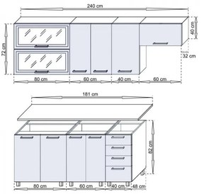 Kuchyňská linka Anton Lux