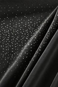 Velúrový záves SHINY grafitový 140x270 cm