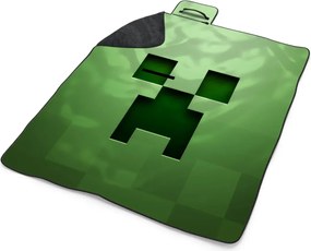 Sablio Plážová deka Green Blocks: 200x140 cm