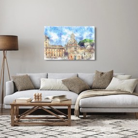 Obraz - Kostol Santa Maria di Loreto, Rím, Taliansko (90x60 cm)