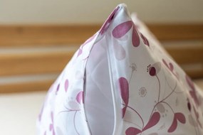 Polášek Bavlnené obliečky KVETINOVÁ HARMÓNIA - Šedá | 140 x 200 cm / 70 x 90 cm