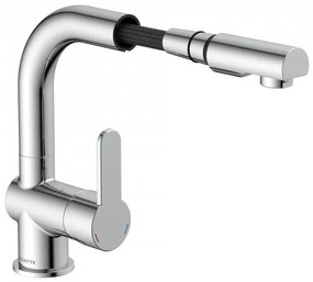 Schütte 79710 - Drezová batéria s vysúvacou sprchou LONDON, lesklý chróm