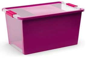 KIS Úložný Bi box L 40 litrov farebné prevedenie fialový / transparentná