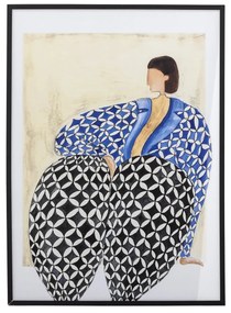 Bloomingville Obraz v ráme Vivianne 52 x 72 cm