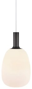 Nordlux - Luster na lanku ALTON 1xE27/60W/230V biela/čierna/mosadz
