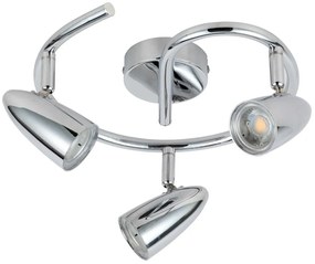 Candellux LIBERTY Spiral 3X4W LED Chrome 93-49612