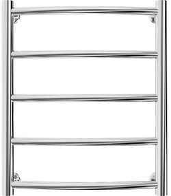 Kúpeľňový rebríkový radiátor CLASSIC 88W/230V 50x43 cm nerez/lesklý chróm
