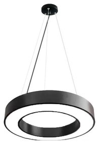 LED Stmievateľný luster na lanku LED/45W/230V 3000-6500K čierna + diaľkové ovládanie
