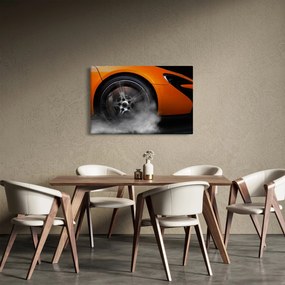 Obraz - Oranžový športiak (90x60 cm)