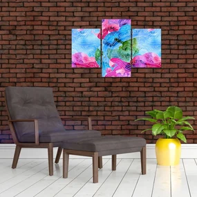 Obraz - Farebné vlny (90x60 cm)