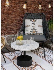 Béžovohnedý obojstranný vonkajší koberec z recyklovaného plastu Green Decore Afra, 90 x 150 cm