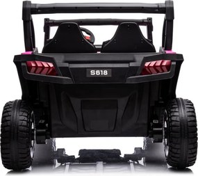 LEAN CARS Elektrické autíčko S618 ružové 4x4