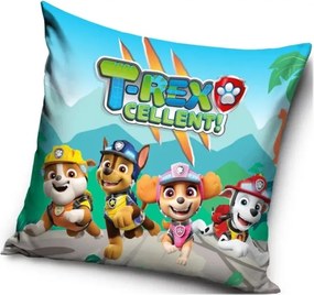 Vankúš Tlapková patrola - Paw Patrol - motív T-Rex cellent! - 40 x 40 cm